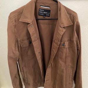Rvca brown/tan jacket